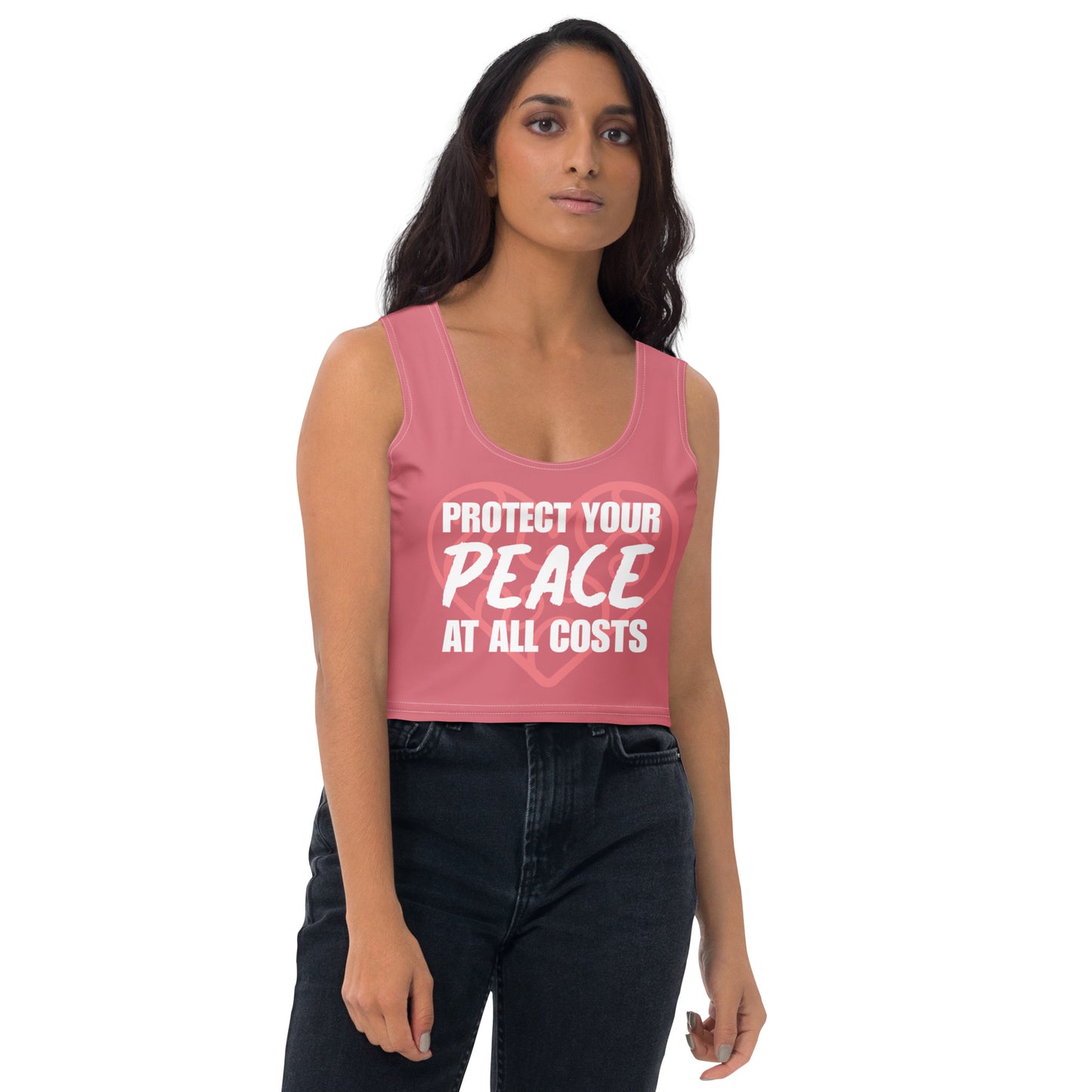 Protect Your PEACE Womens Crop Top