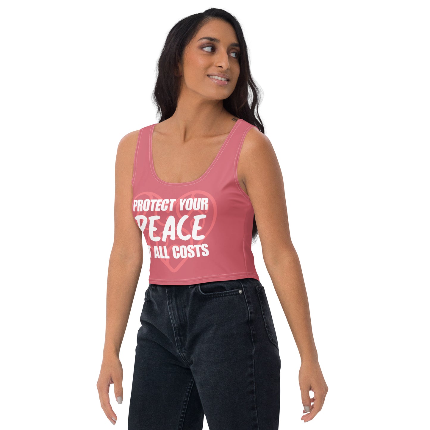Protect Your PEACE Womens Crop Top