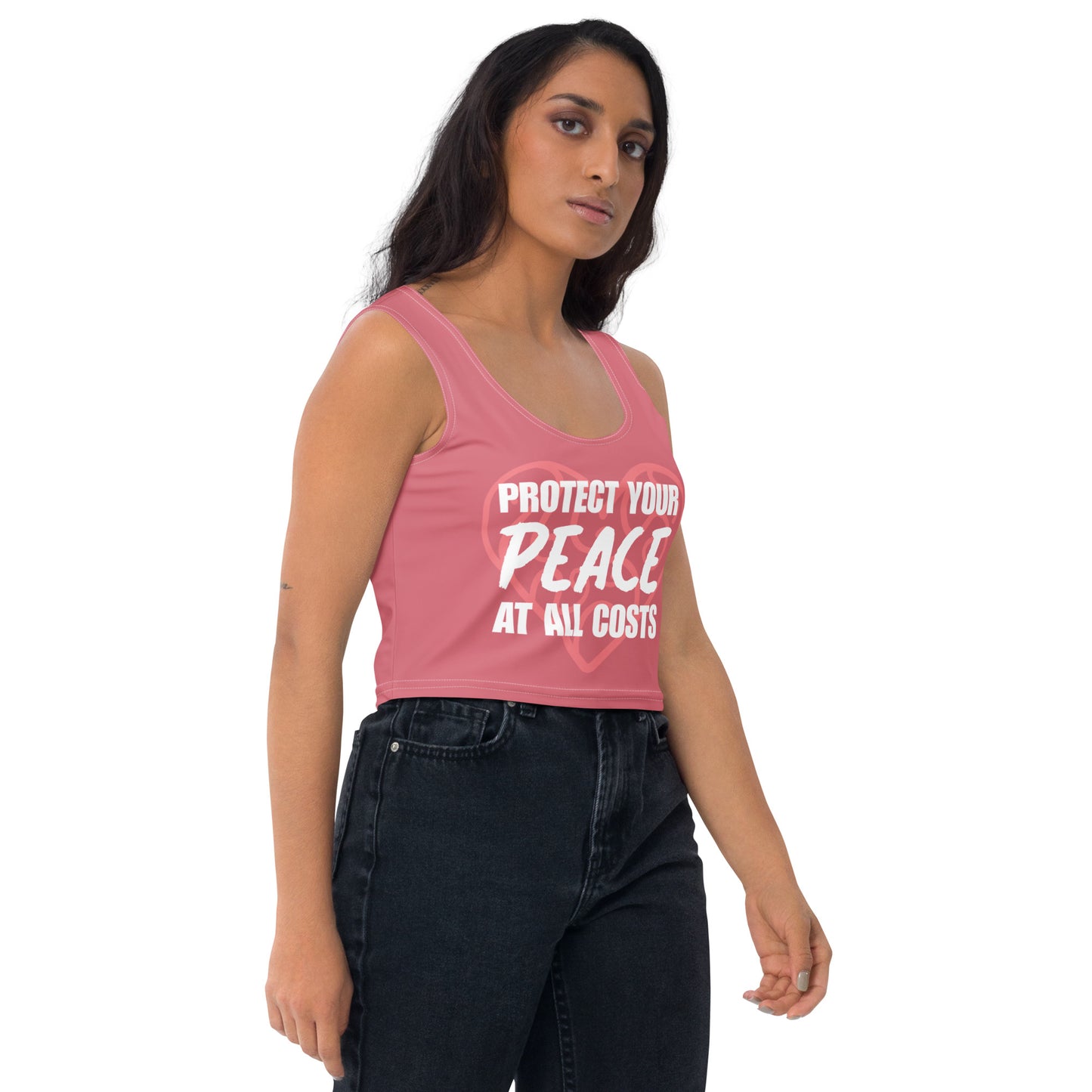 Protect Your PEACE Womens Crop Top