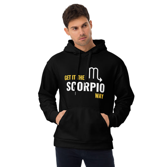 Unisex Get It Zodiac Hoodie - SCORPIO (Black)