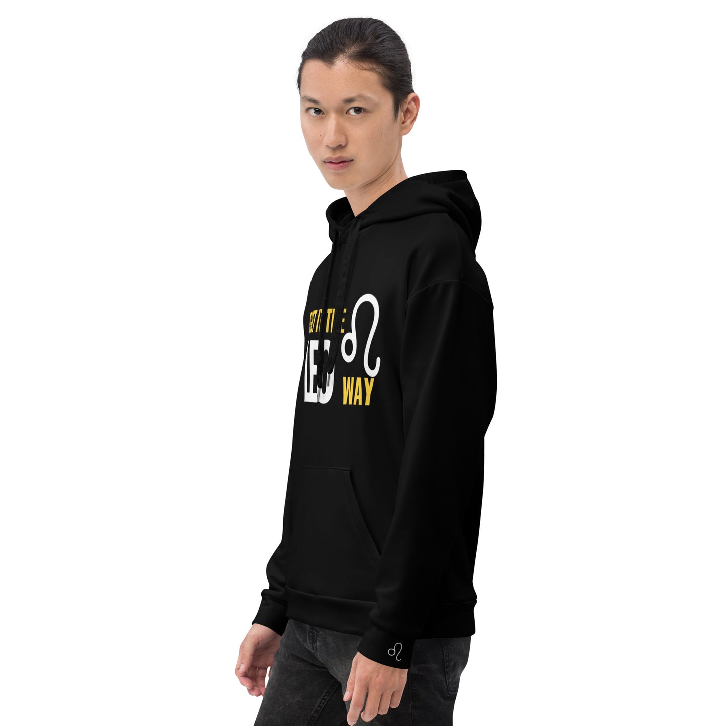 Unisex Get It Zodiac Hoodie - LEO (Black)